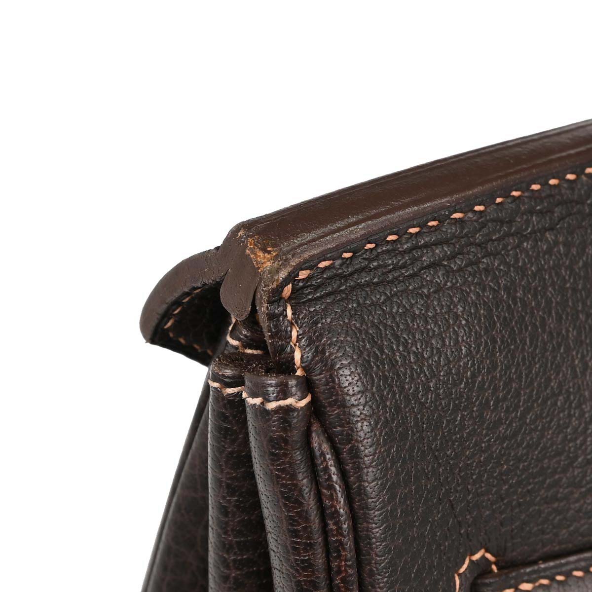 Hermes Havane Buffle Birkin 35 Handbag