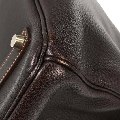 Hermes Havane Buffle Birkin 35 Handbag