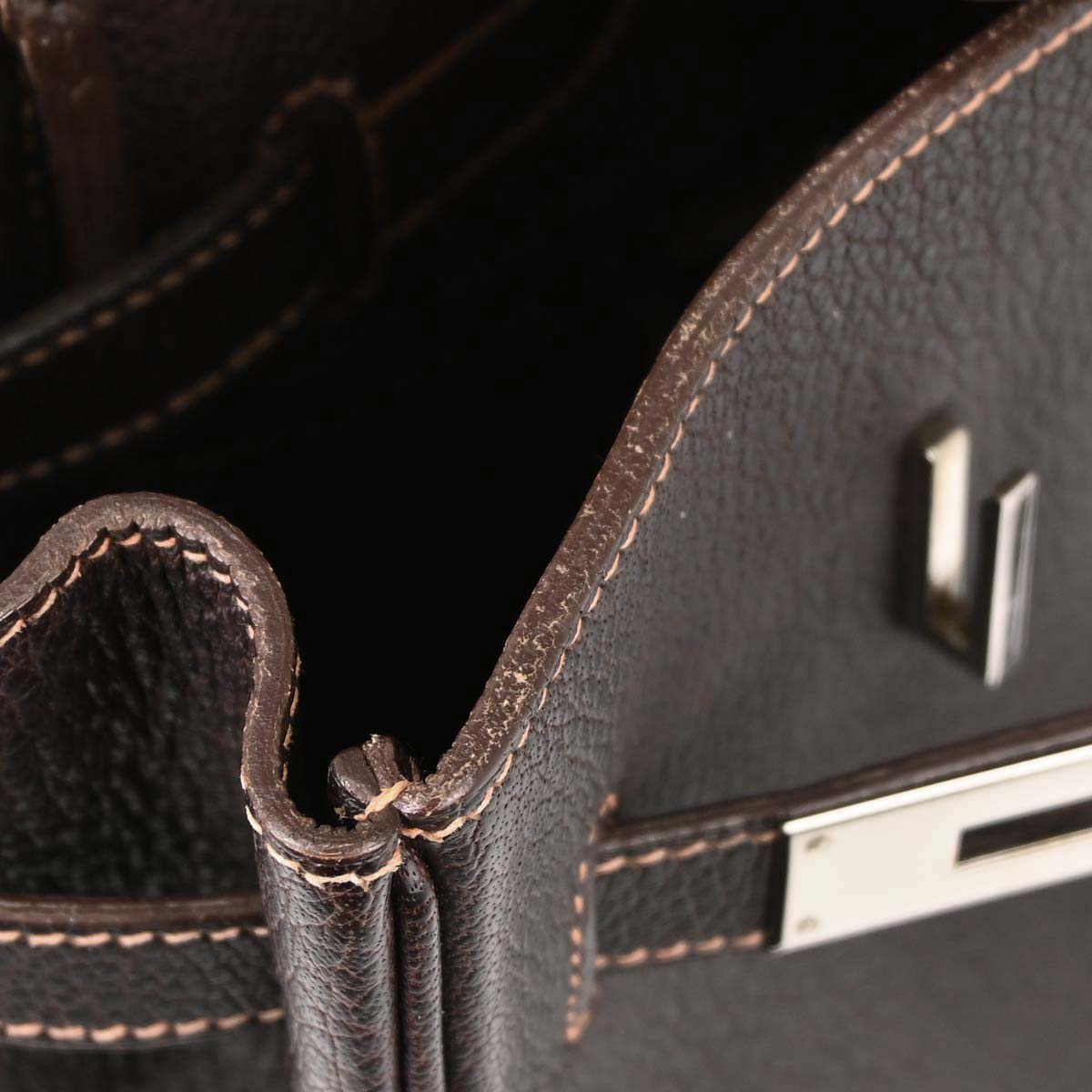 Hermes Havane Buffle Birkin 35 Handbag
