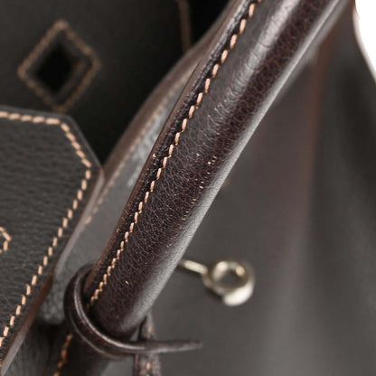 Hermes Havane Buffle Birkin 35 Handbag