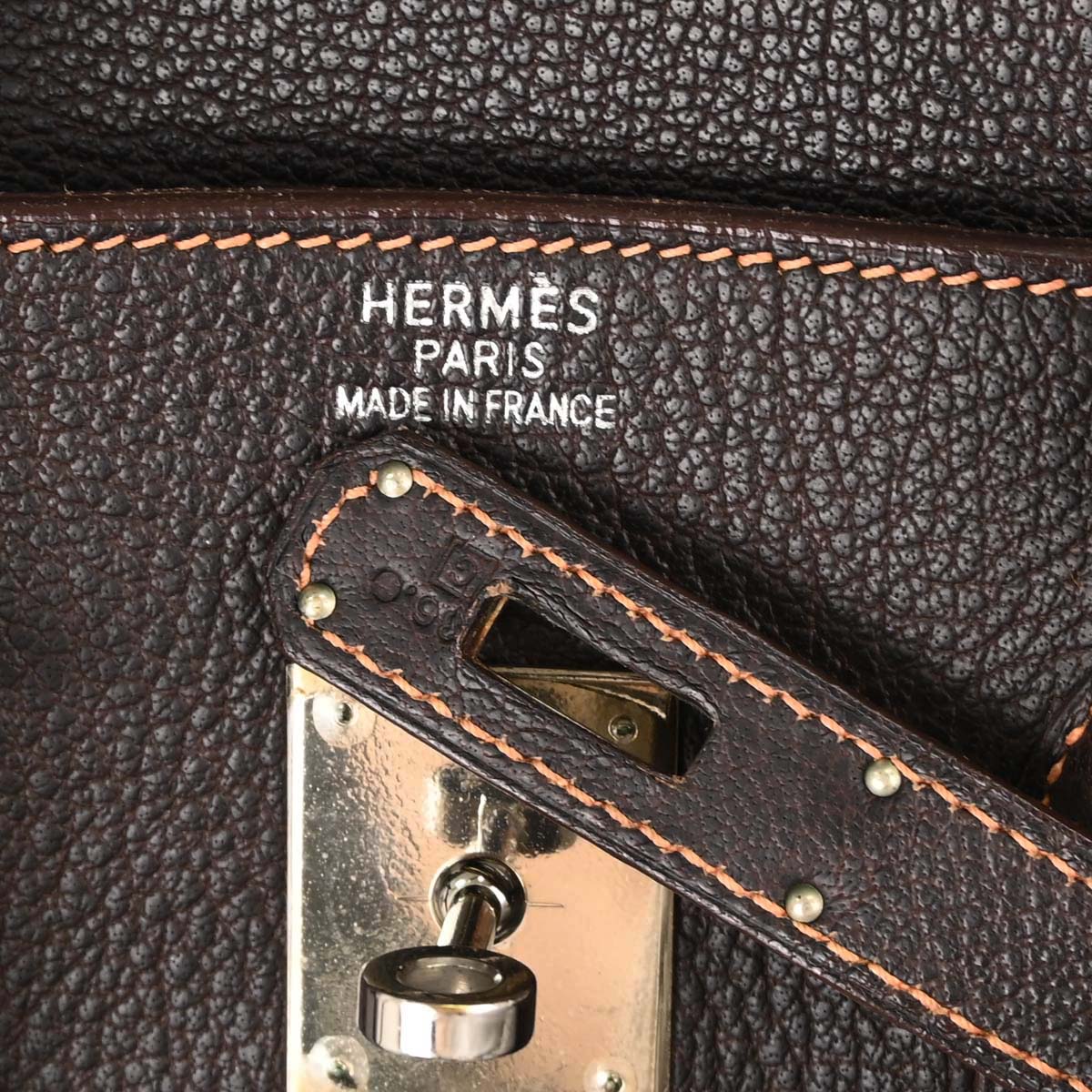 Hermes Havane Buffle Birkin 35 Handbag