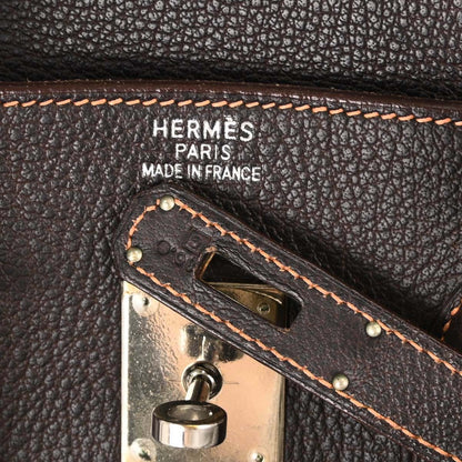 Hermes Havane Buffle Birkin 35 Handbag