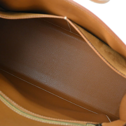 Hermes Gold Courchevel Kelly 32 Sellier 2way Shoulder Handbag