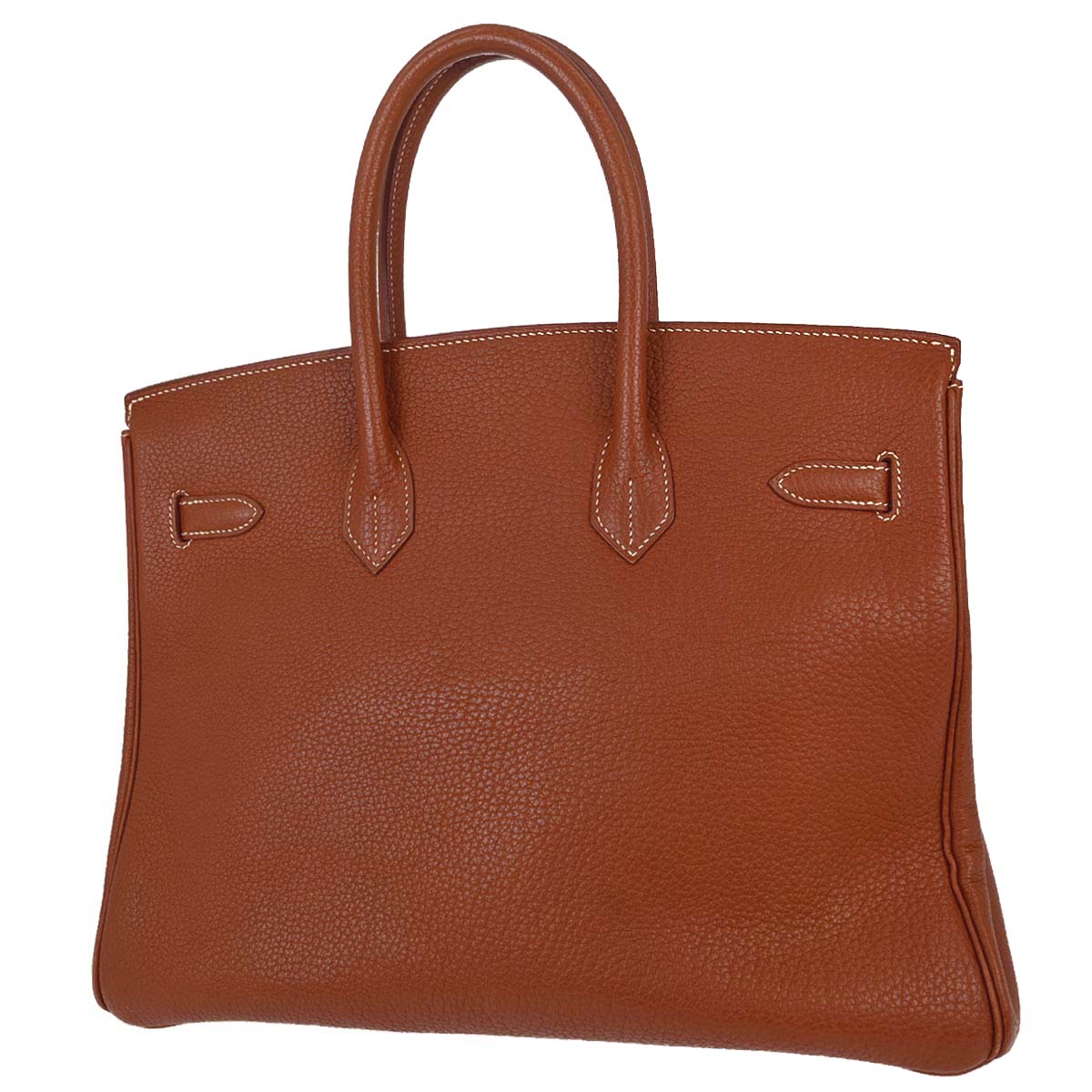 Hermes Brique Togo Birkin 35 Handbag
