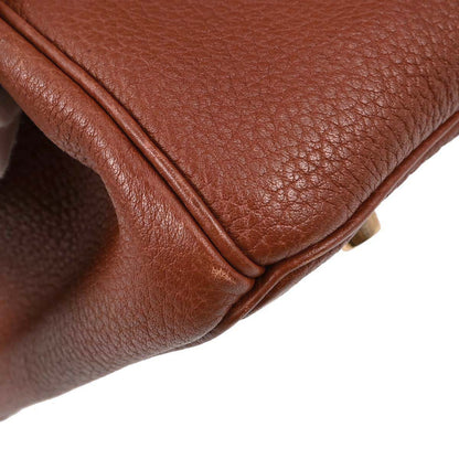 Hermes Brique Togo Birkin 35 Handbag