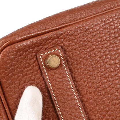 Hermes Brique Togo Birkin 35 Handbag
