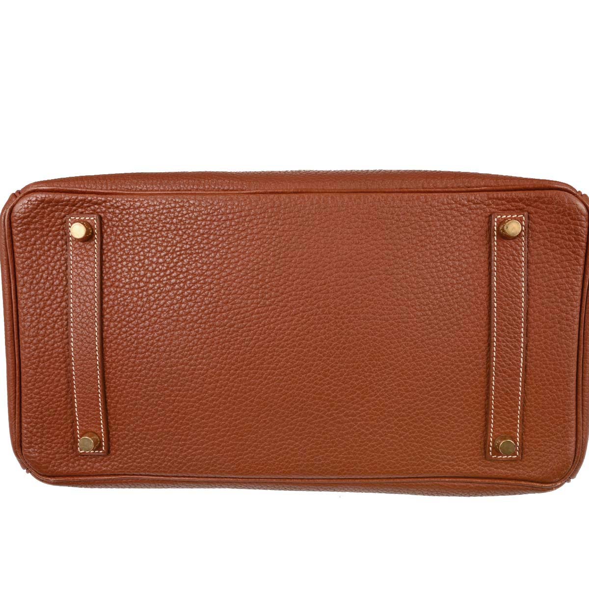Hermes Brique Togo Birkin 35 Handbag