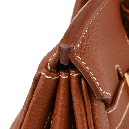 Hermes Brique Togo Birkin 35 Handbag