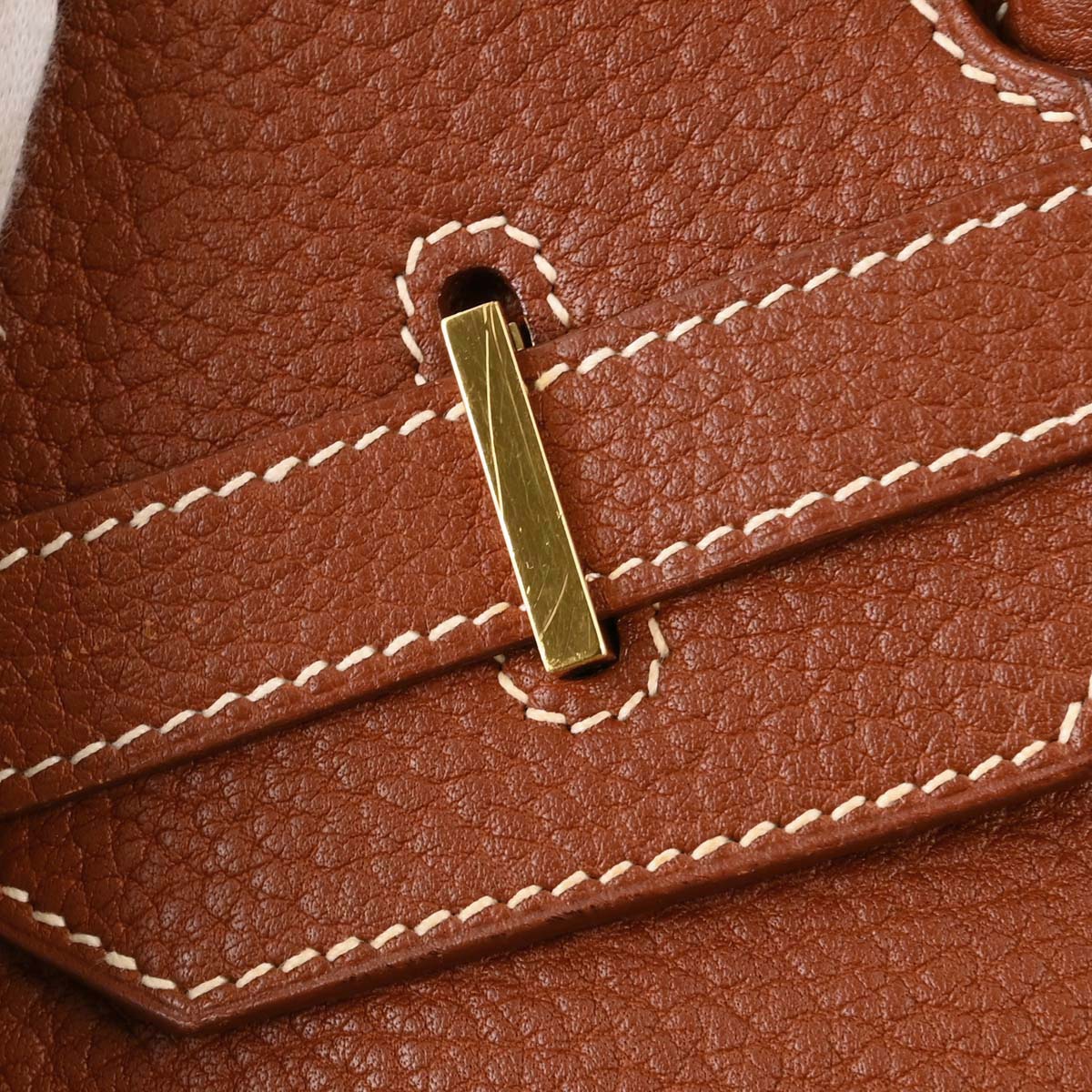 Hermes Brique Togo Birkin 35 Handbag