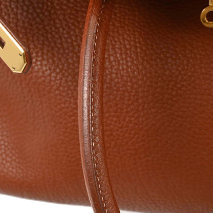 Hermes Brique Togo Birkin 35 Handbag