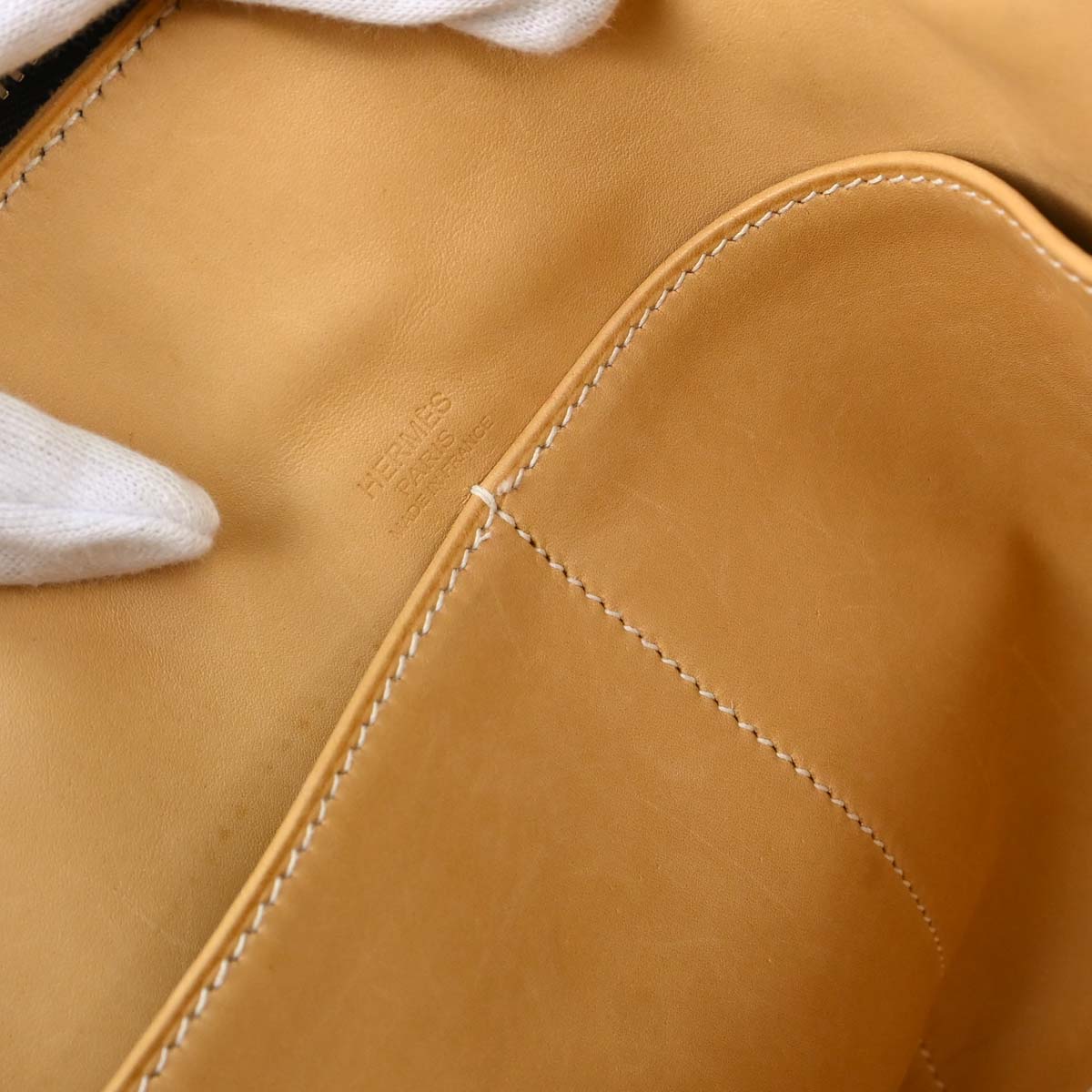 Hermes Chocolat Taurillon Clemence Paris Bombay 40 Handbag
