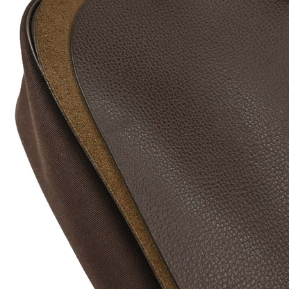 Hermes Cafe Toile Officier Vache Liegee Sac Colorado GM Shoulder Bag