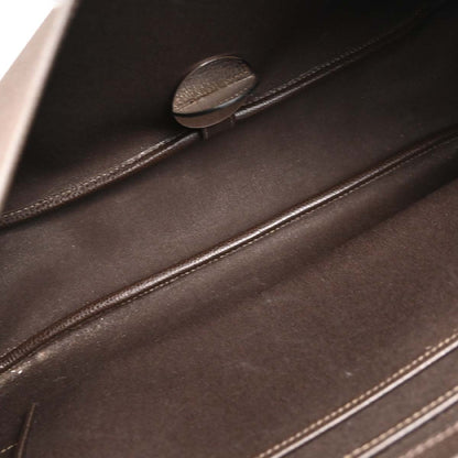Hermes Cafe Toile Officier Vache Liegee Sac Colorado GM Shoulder Bag