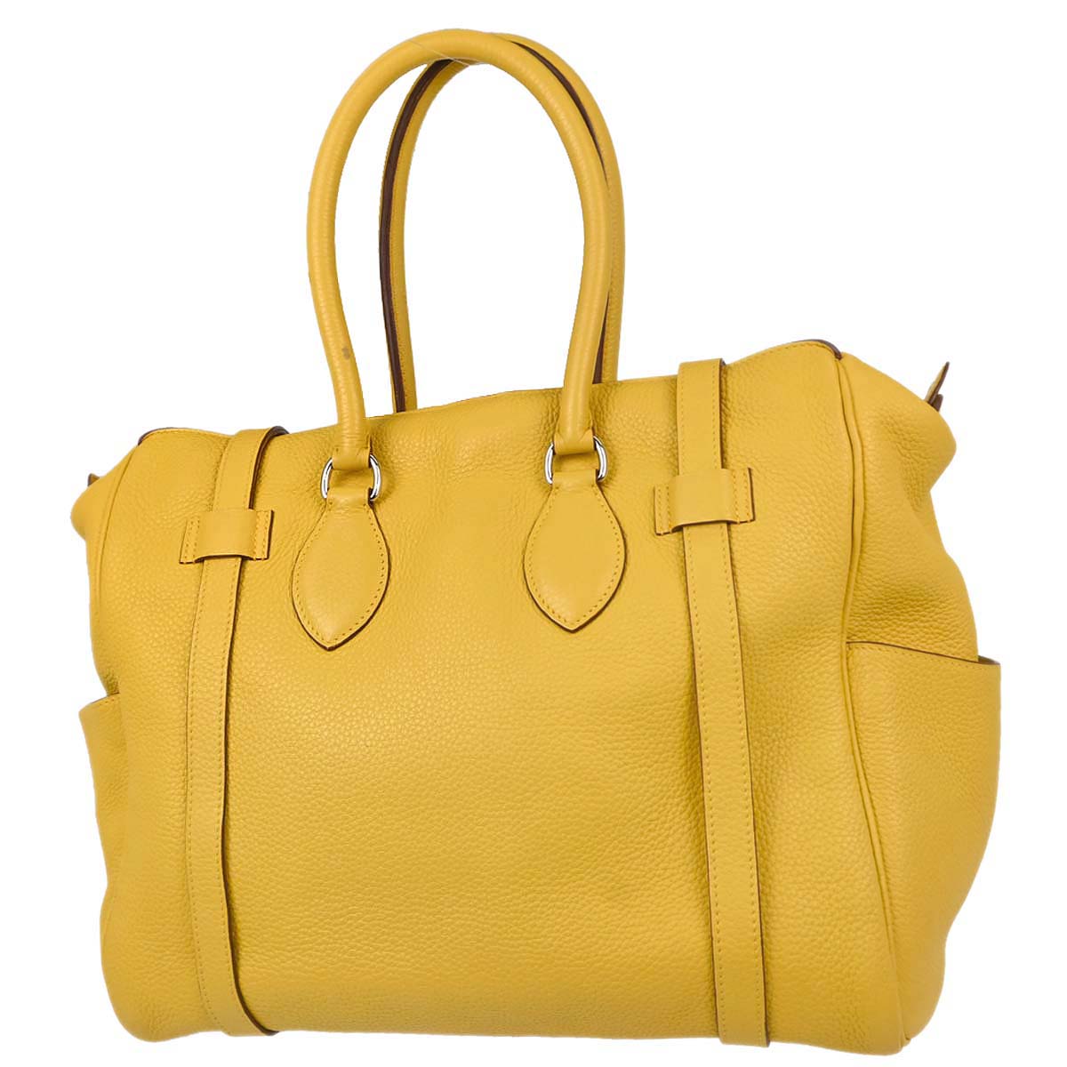 Hermes Soleil Taurillon Clemence Pure Sangle 35 Handbag