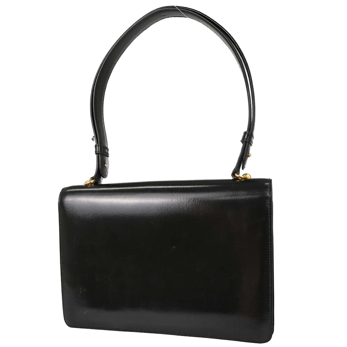 Hermes Black Box Calf Fonsbelle Shoulder Bag