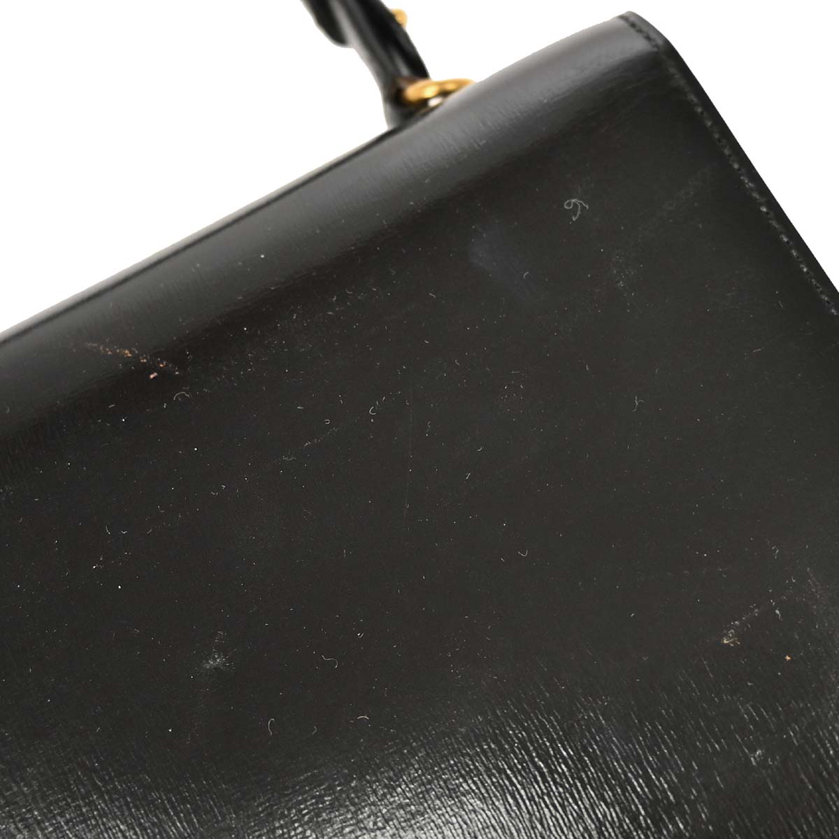 Hermes Black Box Calf Fonsbelle Shoulder Bag