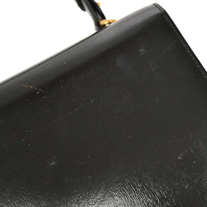 Hermes Black Box Calf Fonsbelle Shoulder Bag