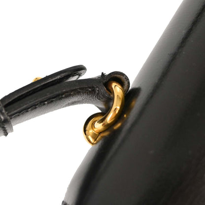 Hermes Black Box Calf Fonsbelle Shoulder Bag