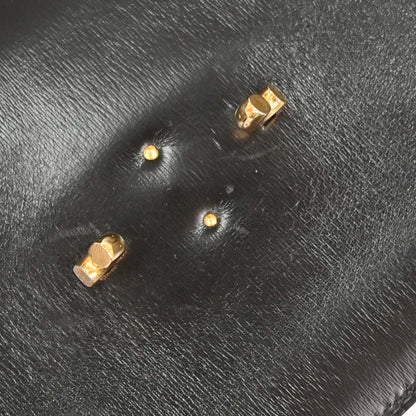 Hermes Black Box Calf Fonsbelle Shoulder Bag