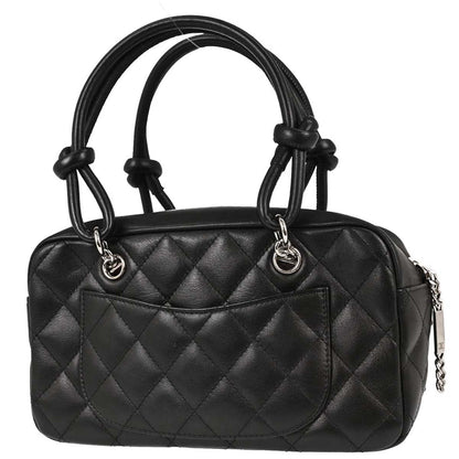 Chanel 2005-2006 Black Calfskin Cambon Ligne Handbag