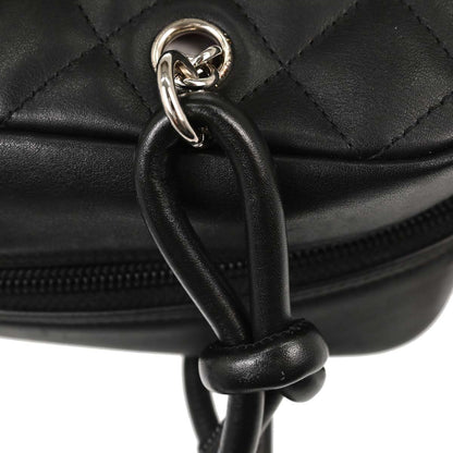 Chanel 2005-2006 Black Calfskin Cambon Ligne Handbag