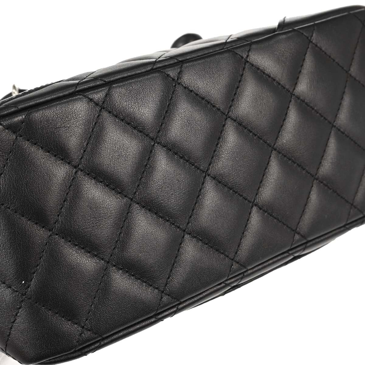 Chanel 2005-2006 Black Calfskin Cambon Ligne Handbag