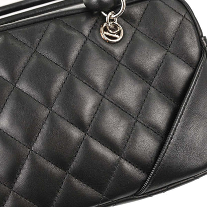 Chanel 2005-2006 Black Calfskin Cambon Ligne Handbag