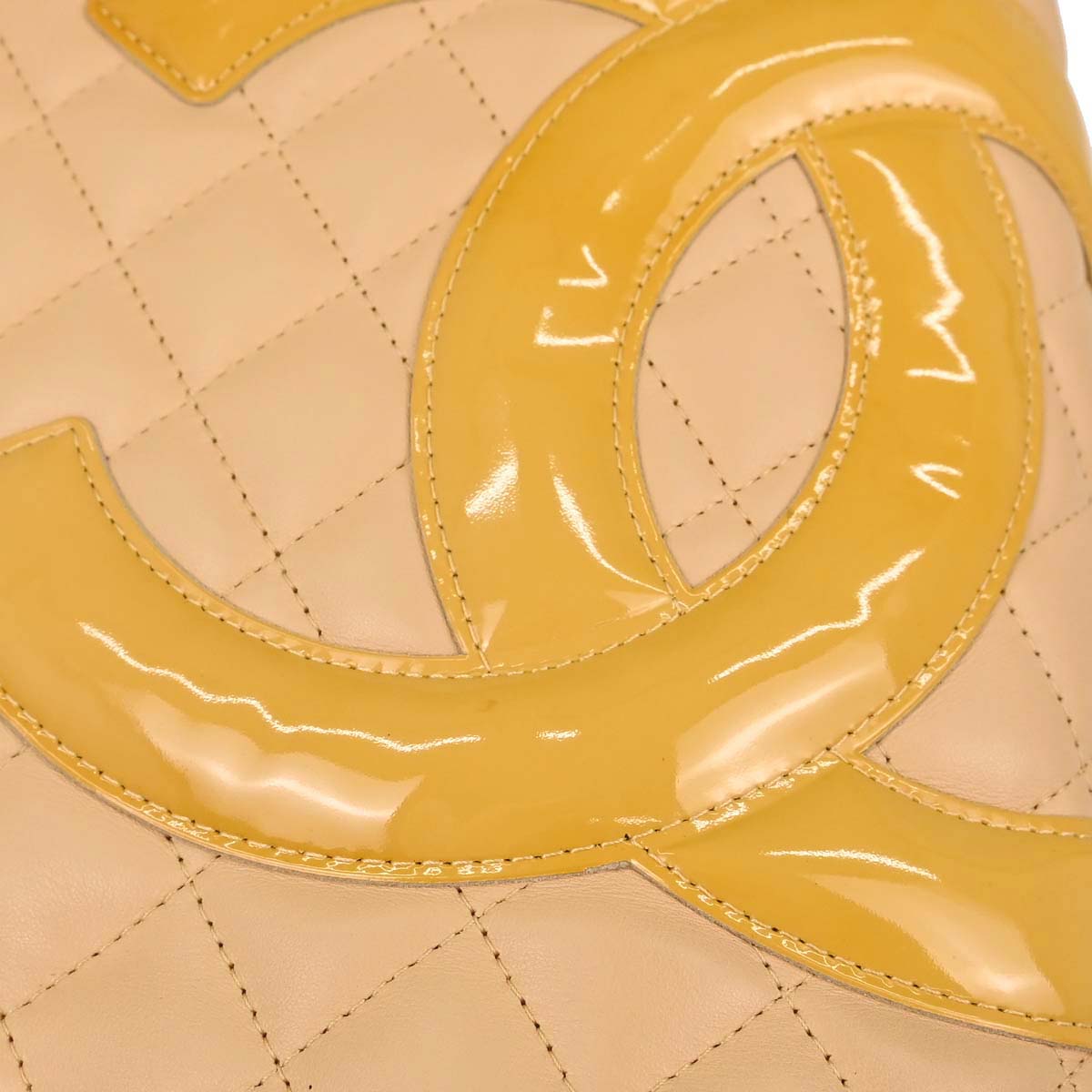 Chanel Beige Calfskin Cambon Ligne Tote Handbag
