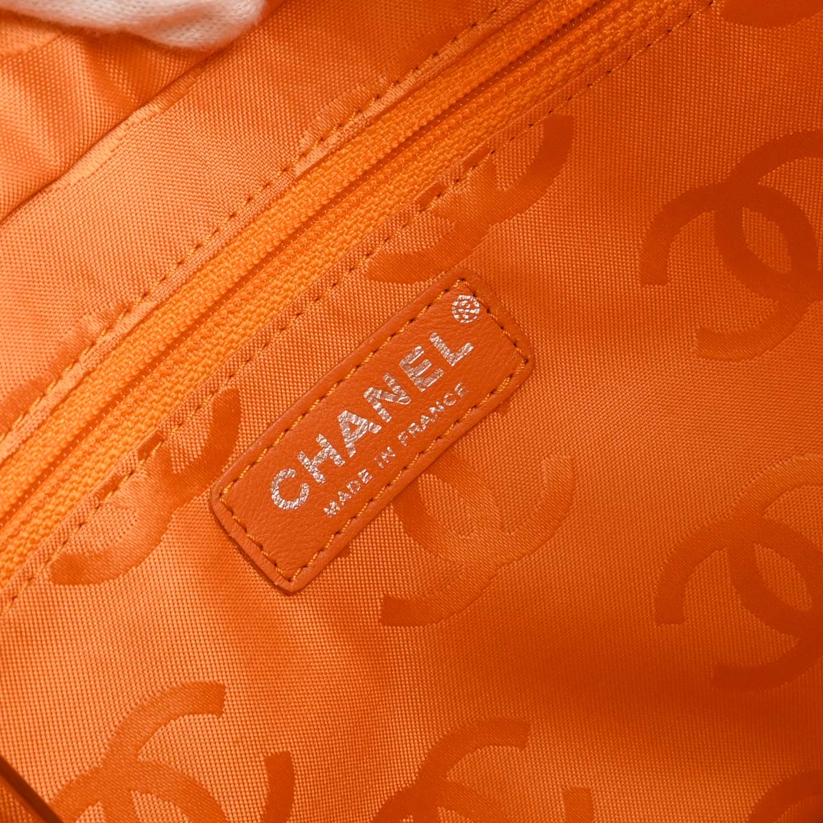 Chanel Beige Calfskin Cambon Ligne Tote Handbag