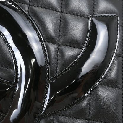 Chanel Black Calfskin Cambon Ligne Tote Handbag