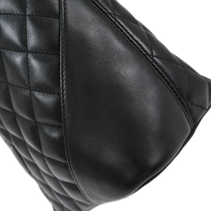 Chanel Black Calfskin Cambon Ligne Tote Handbag