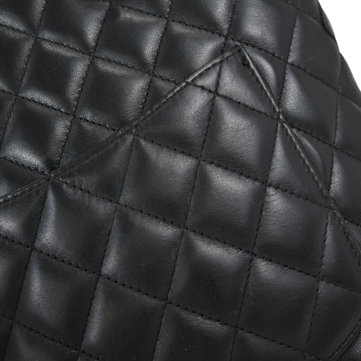 Chanel Black Calfskin Cambon Ligne Tote Handbag