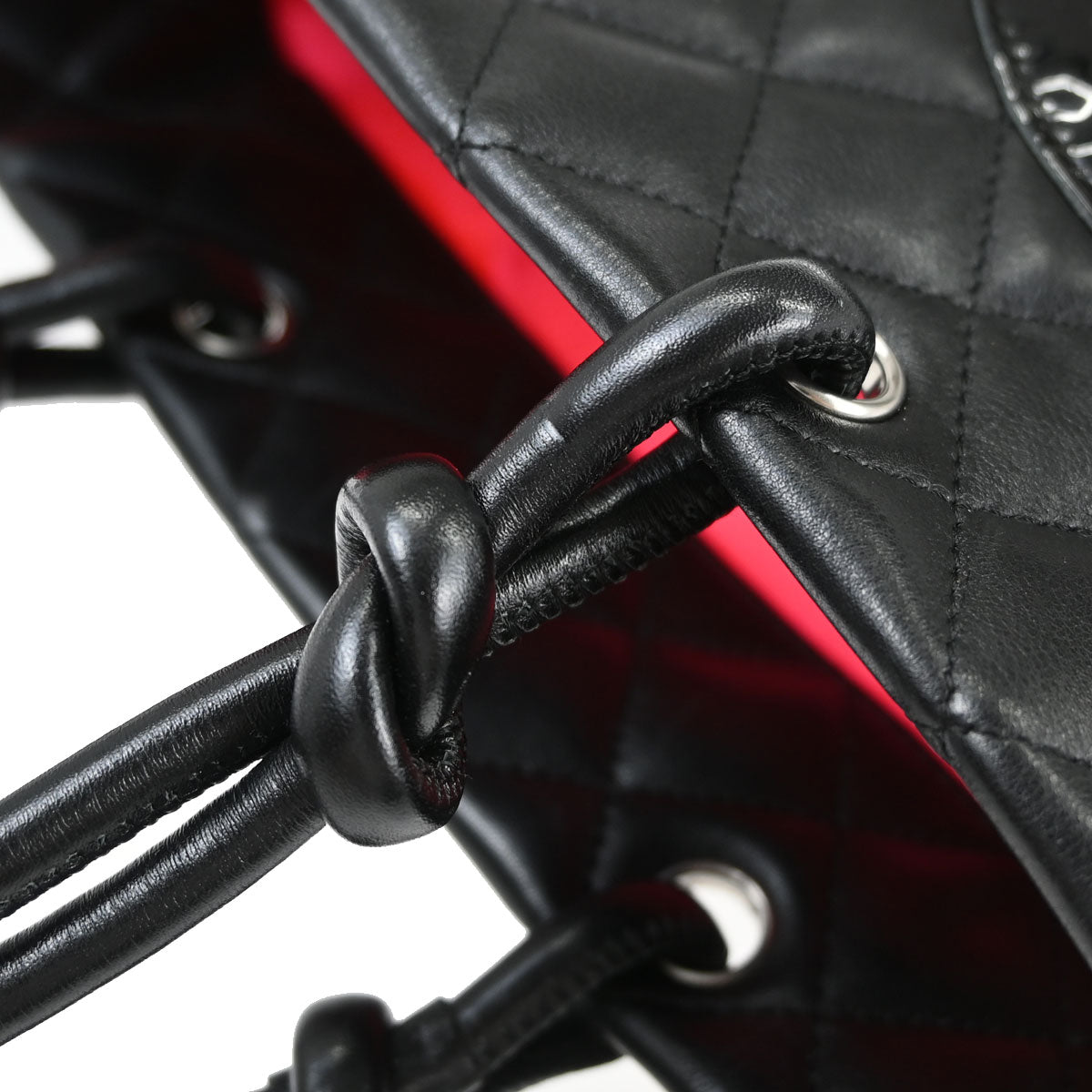 Chanel Black Calfskin Cambon Ligne Tote Handbag
