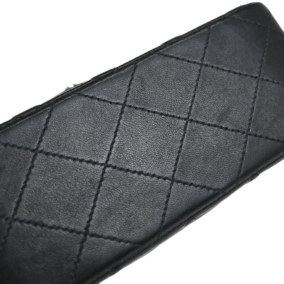 Chanel Black Lambskin Mini Classic Square Flap Shoulder Bag 17