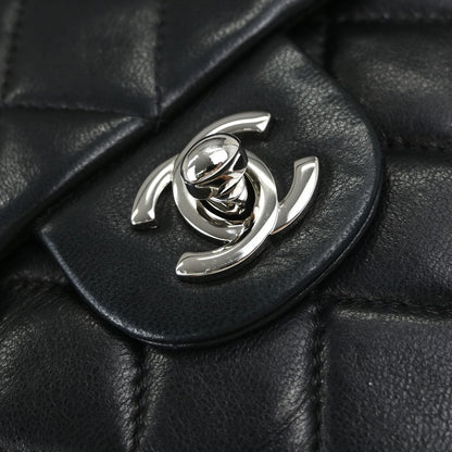 Chanel Black Lambskin Mini Classic Square Flap Shoulder Bag 17