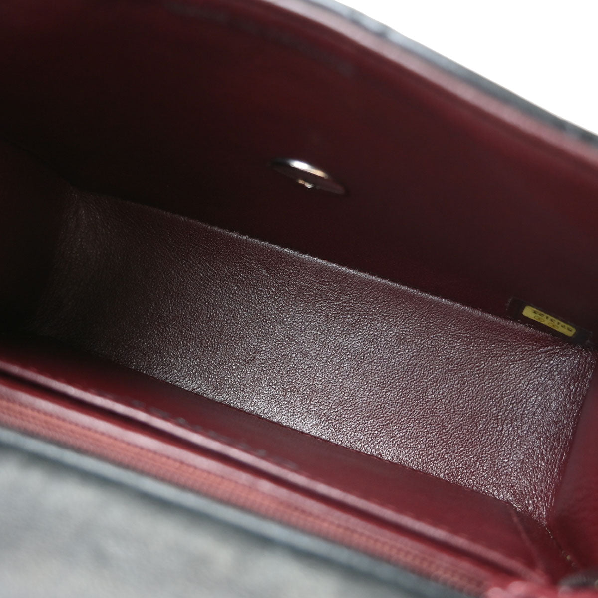 Chanel Black Lambskin Mini Classic Square Flap Shoulder Bag 17