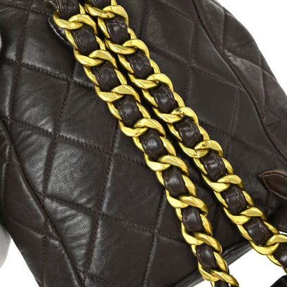 Chanel Brown Lambskin Duma Backpack Small