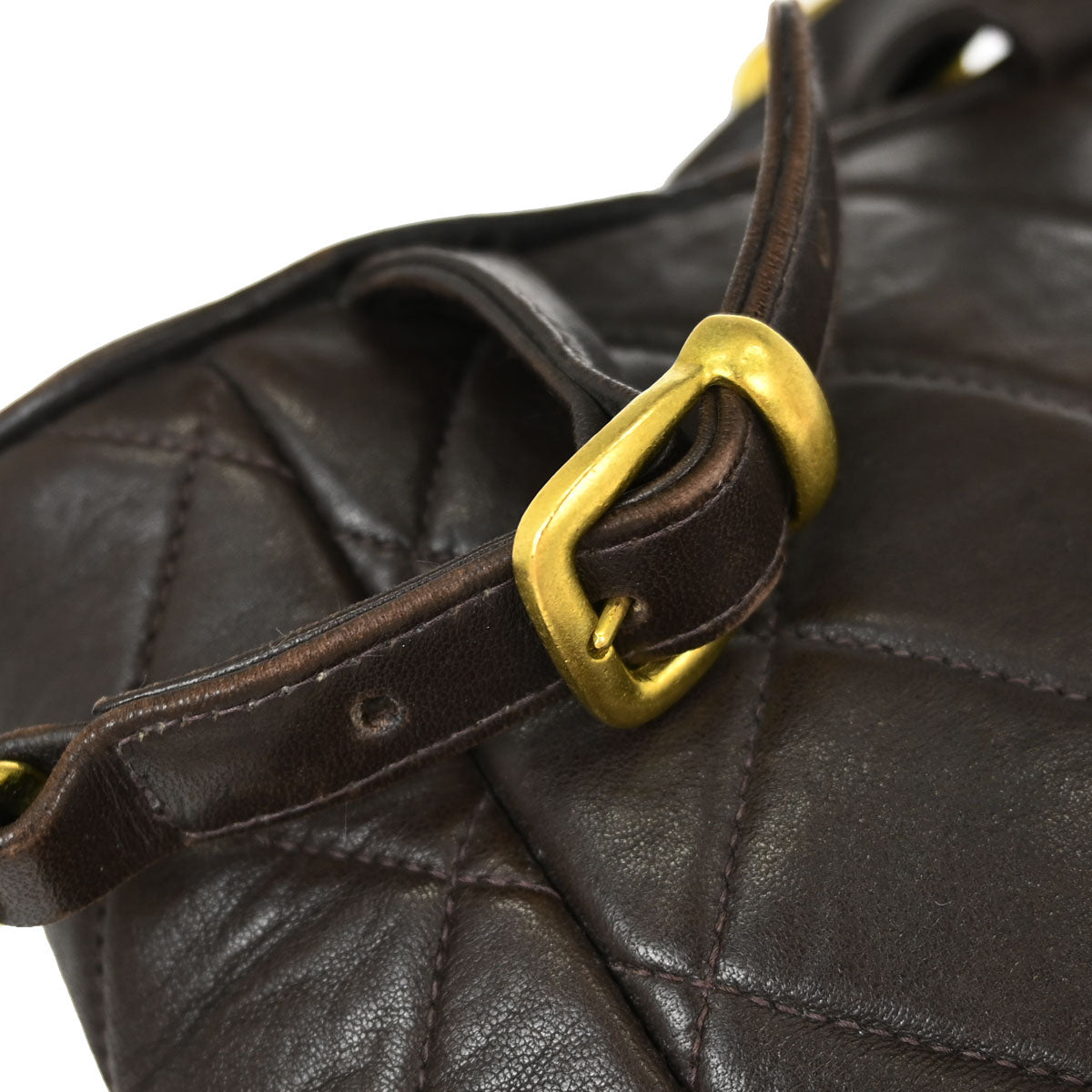 Chanel Brown Lambskin Duma Backpack Small