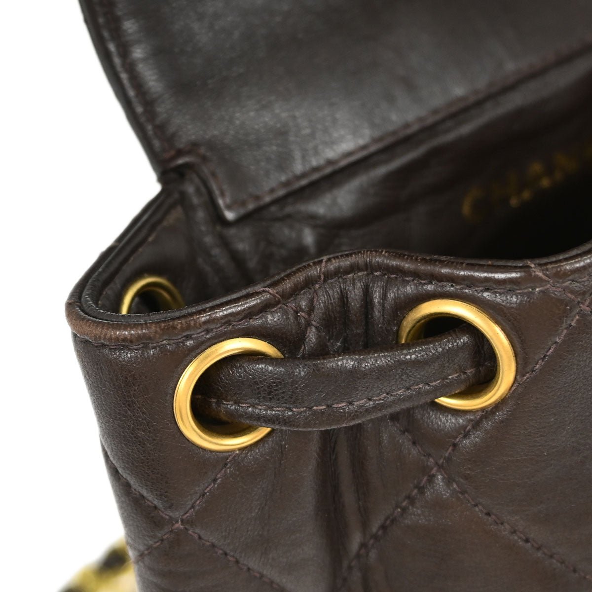 Chanel Brown Lambskin Duma Backpack Small
