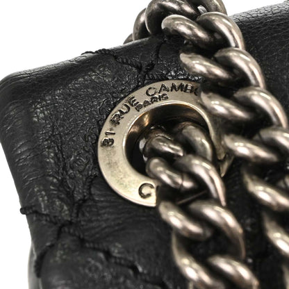 Chanel Black Calfskin Paris-Edinburgh Coco Sporran Shoulder Bag