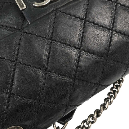 Chanel Black Calfskin Paris-Edinburgh Coco Sporran Shoulder Bag