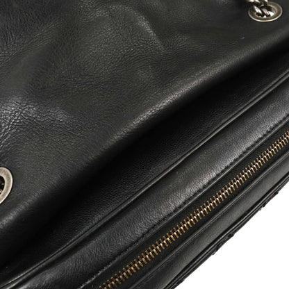Chanel Black Calfskin Paris-Edinburgh Coco Sporran Shoulder Bag