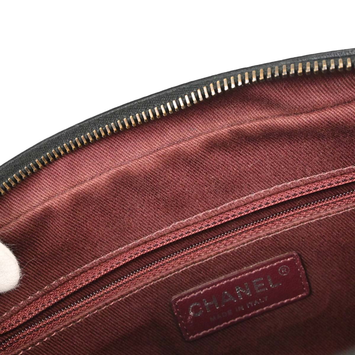 Chanel Black Calfskin Paris-Edinburgh Coco Sporran Shoulder Bag