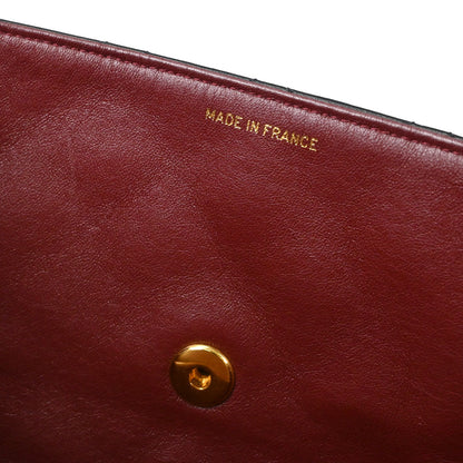 Chanel Black Lambskin Triple CC Turnlock Clutch Bag