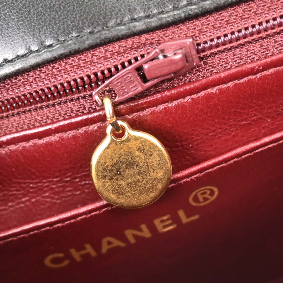 Chanel 1991-1994 Black Lambskin Mini Classic Square Flap Shoulder Bag 17