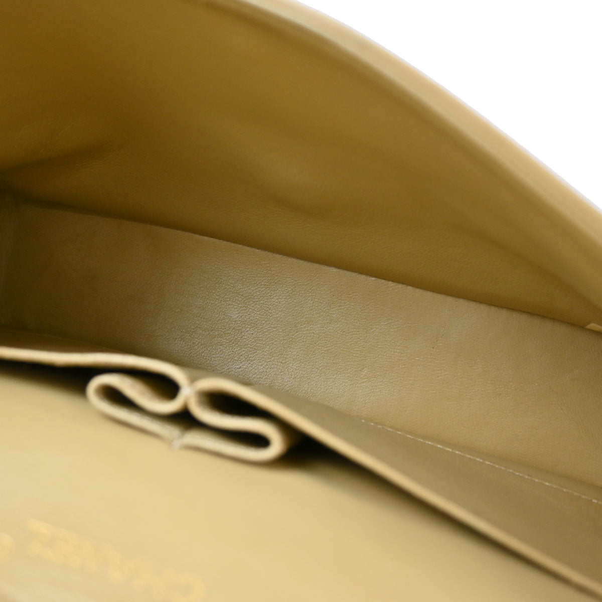 Chanel Beige Lambskin Medium Classic Double Flap Shoulder Bag