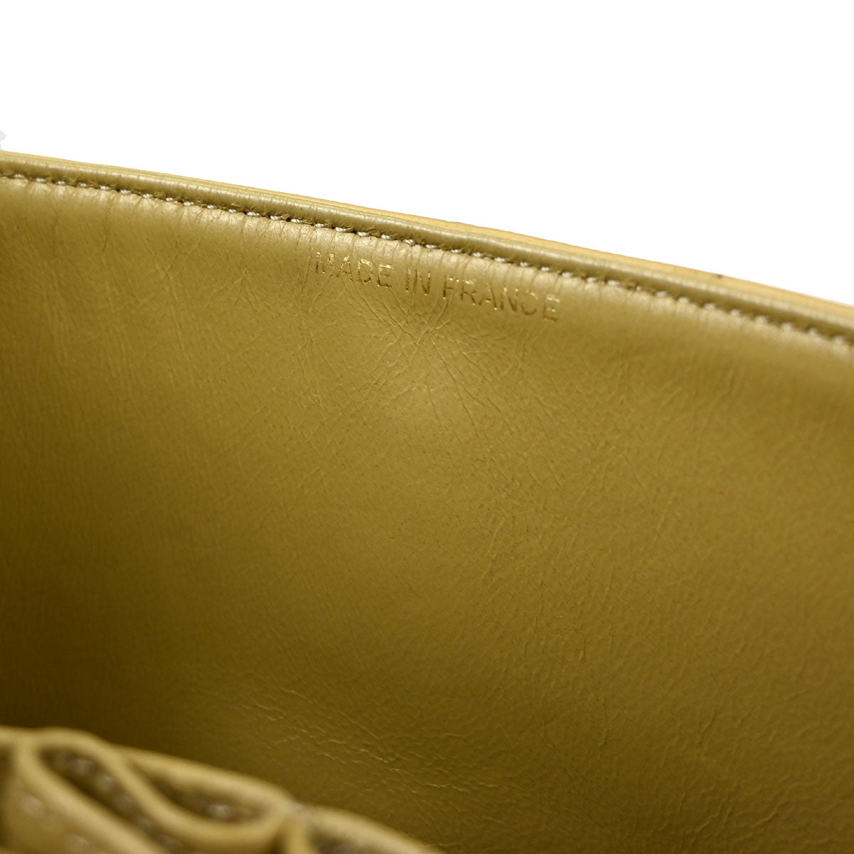 Chanel Beige Lambskin Medium Classic Double Flap Shoulder Bag
