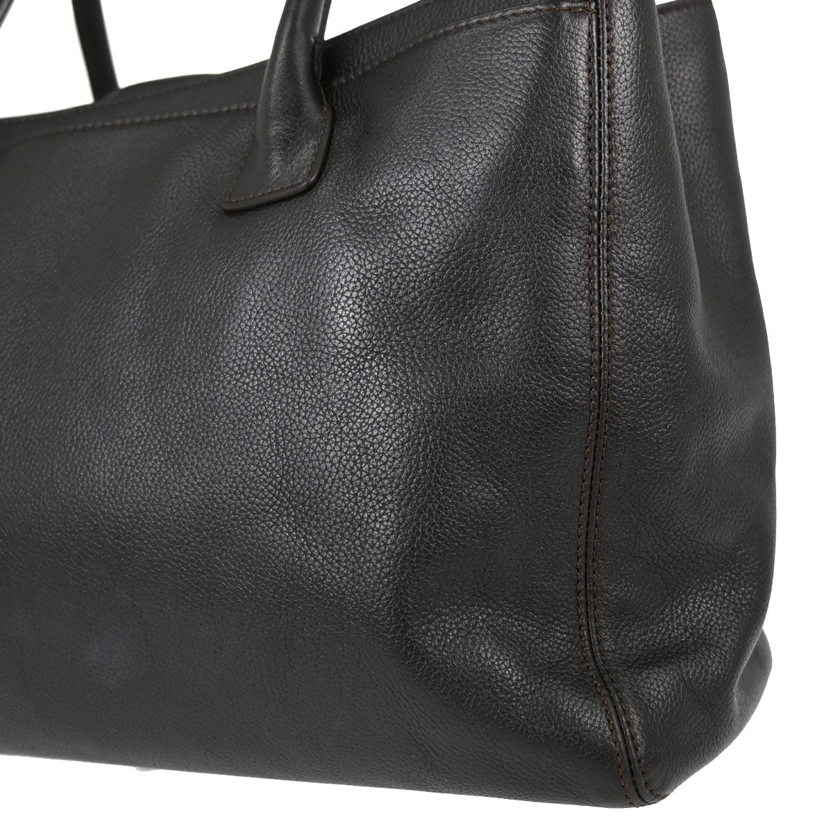 Chanel Brown Calfskin Executive Cerf 2way Shoulder Tote Bag