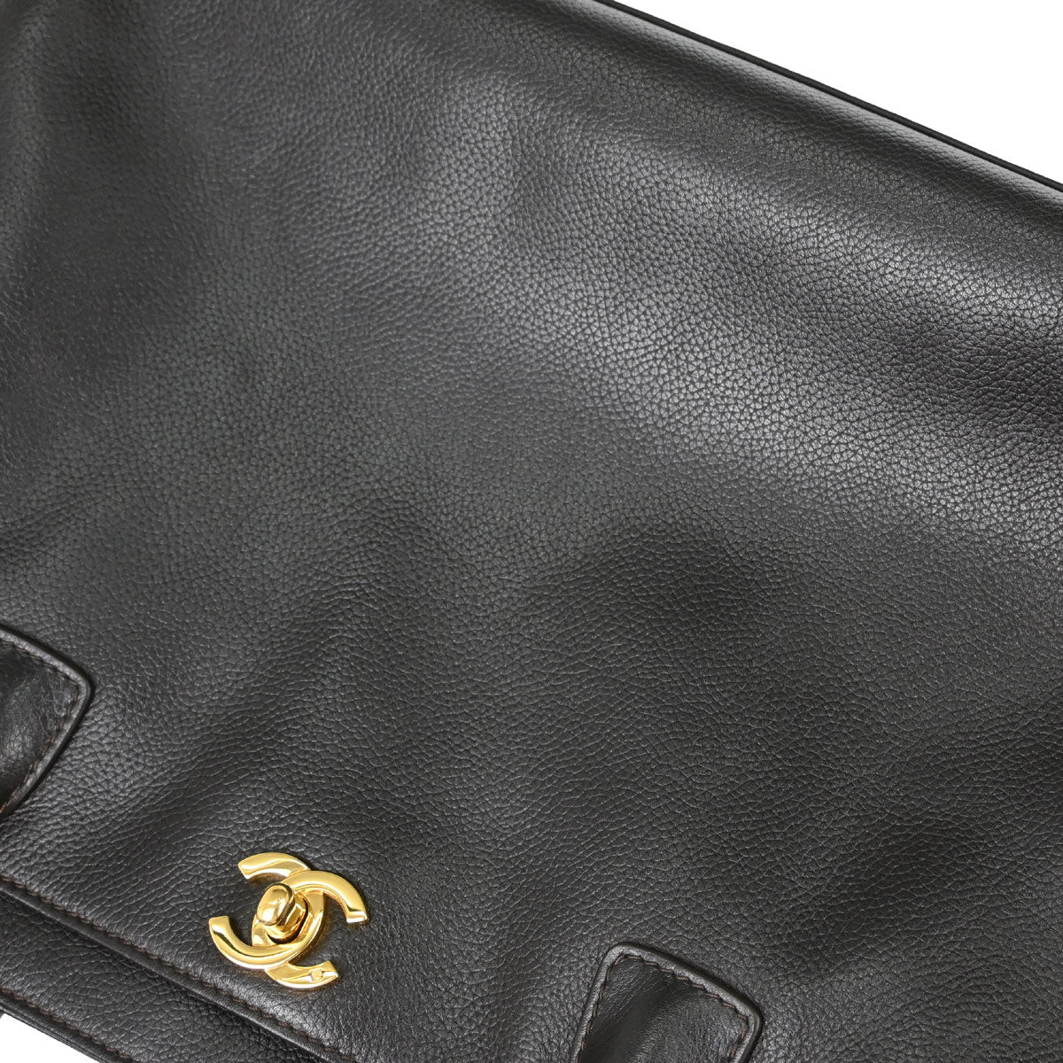 Chanel Brown Calfskin Executive Cerf 2way Shoulder Tote Bag