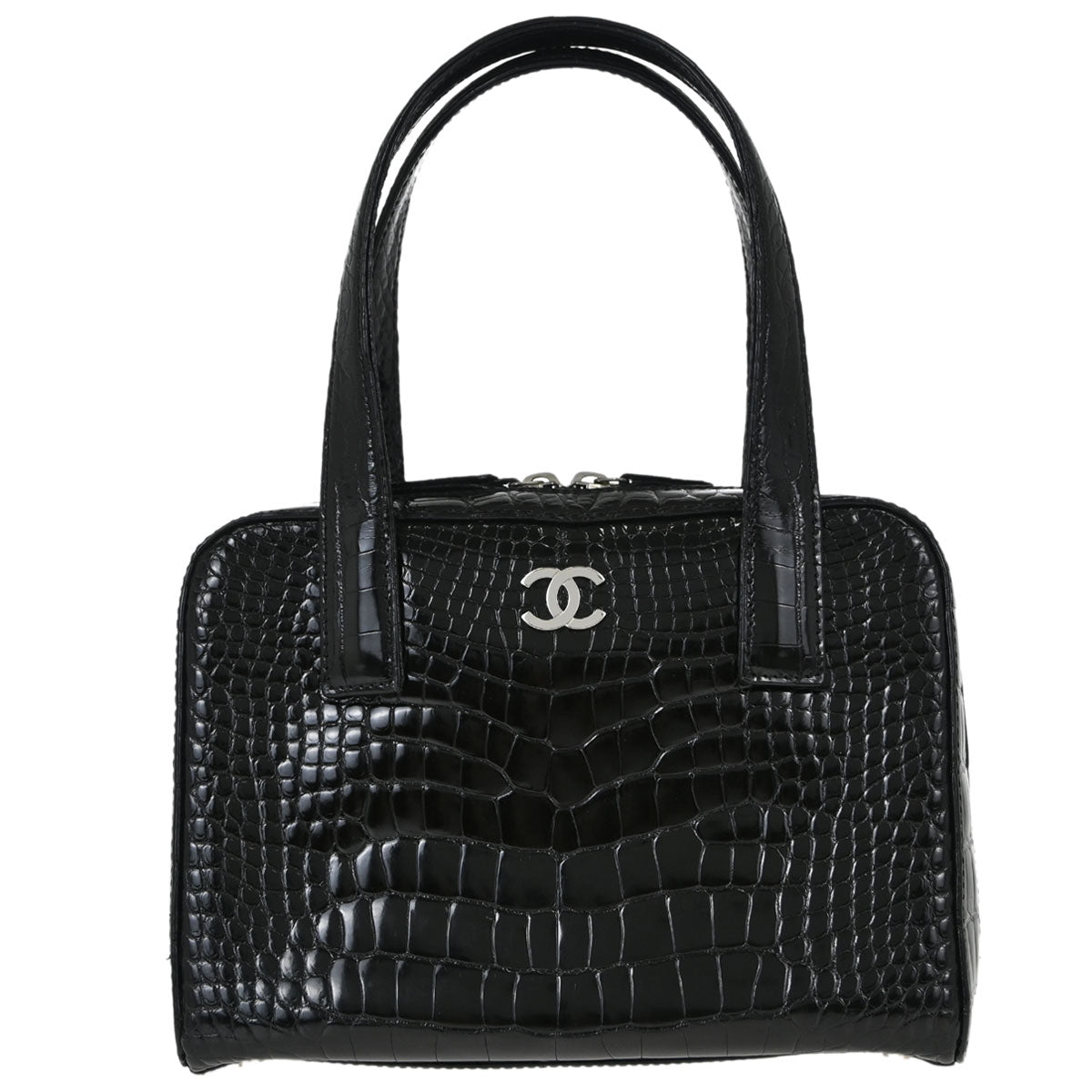 Chanel * 2006-2008 Black Crocodile Handbag